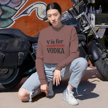 Load image into Gallery viewer, &quot;V is for Vodka &quot; Women&#39;s Cropped Sweatshirt