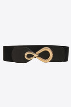 Load image into Gallery viewer, Ribbed Alloy Buckle Elastic Belt