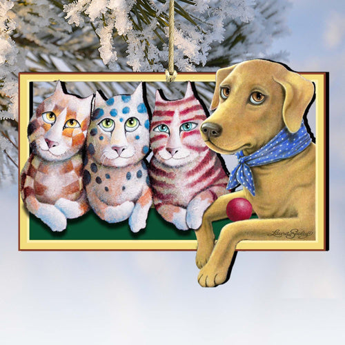 The Dog Wooden Ornaments Pets by Laura Seeley | Pets Dog and Cats Decor - 8511019-LS-0