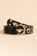 Load image into Gallery viewer, Heart Shape Alloy Detail PU Leather Belt