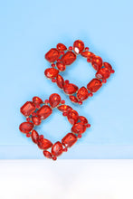 Load image into Gallery viewer, Geometrical Shape Zinc Alloy Dangle Earrings