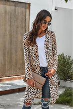 Load image into Gallery viewer, Double Take Printed Open Front Longline Cardigan