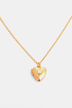 Load image into Gallery viewer, Zircon Heart Shape 14K Gold-Plated Pendant Necklace