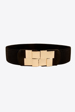 Load image into Gallery viewer, Geometric Buckle Elastic Wide Belt
