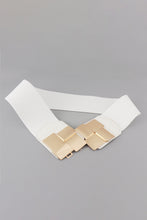 Load image into Gallery viewer, Geometric Buckle Elastic Wide Belt
