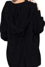 Load image into Gallery viewer, Teddy Hooded Jacket with Pockets