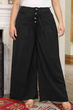 Load image into Gallery viewer, Plus Size Tied Wide Leg Long Pants
