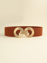 Load image into Gallery viewer, Geometric Buckle Elastic Wide Belt
