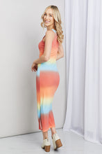 Load image into Gallery viewer, Zenana Gradient Sleeveless Slit Midi Dress