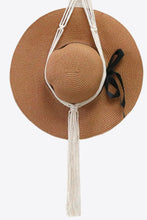 Load image into Gallery viewer, Macrame Hat Hanger
