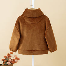 Load image into Gallery viewer, Long Sleeve Buttoned Dropped Shoulder Coat