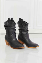 Load image into Gallery viewer, Better in Texas Scrunch Cowboy Boots in Navy