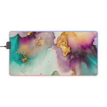 Load image into Gallery viewer, Pastel Watercolor Design  Wireless Charging Gaming Mouse Pad