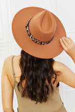 Load image into Gallery viewer, Fame In The Wild Leopard Detail Fedora Hat
