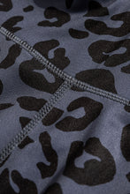 Load image into Gallery viewer, Leopard Cutout Sports Bra and Leggings Set