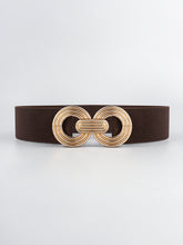 Load image into Gallery viewer, Geometric Buckle Elastic Wide Belt