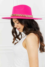 Load image into Gallery viewer, Fame Keep Your Promise Fedora Hat in Pink