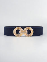Load image into Gallery viewer, Geometric Buckle Elastic Wide Belt