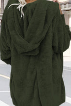 Load image into Gallery viewer, Teddy Hooded Jacket with Pockets