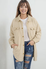 Load image into Gallery viewer, Button Down Collared Jacket with Pockets