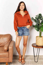 Load image into Gallery viewer, Double Take Half-Zip Long Sleeve Hoodie