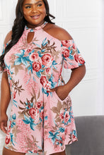 Load image into Gallery viewer, Fresh-Cut Flowers Cold-Shoulder Dress