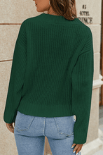 Load image into Gallery viewer, Surplice Neck Long Sleeve Sweater