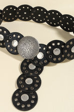 Load image into Gallery viewer, Round Shape PU Leather Belt
