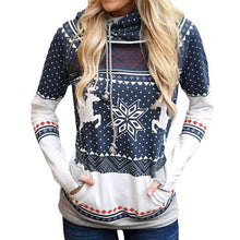 Load image into Gallery viewer, Printed Long Sleeve Hoodie with Pocket