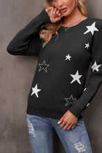 Load image into Gallery viewer, Star Round Neck Sweater
