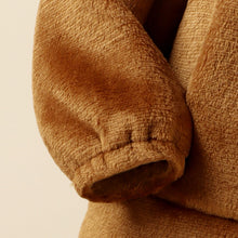 Load image into Gallery viewer, Long Sleeve Buttoned Dropped Shoulder Coat