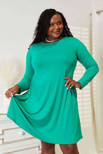 Load image into Gallery viewer, Zenana Full Size Long Sleeve Flare Dress with Pockets