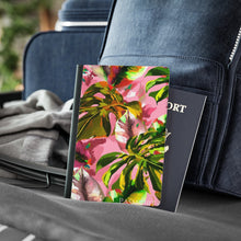 Load image into Gallery viewer, Pink &amp; Green Leaves Passport Cover