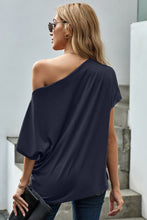 Load image into Gallery viewer, One Shoulder Tee Shirt