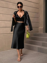 Load image into Gallery viewer, High Waist Midi Skirt