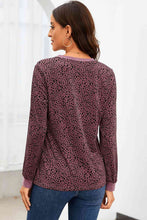 Load image into Gallery viewer, Full Size Printed Round Neck Long Sleeve T-Shirt