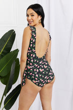Load image into Gallery viewer, Faux Wrap One-Piece in Floral