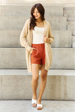 Load image into Gallery viewer, HEYSON Breezy Days Full Size Open Front Sweater Cardigan