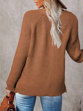 Load image into Gallery viewer, Half Button Long Sleeve Knit Top