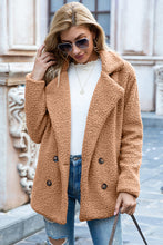 Load image into Gallery viewer, Full Size Lapel Collar Sherpa Coat