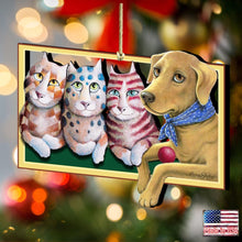 Load image into Gallery viewer, The Dog Wooden Ornaments Pets by Laura Seeley | Pets Dog and Cats Decor - 8511019-LS-1