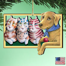 Load image into Gallery viewer, The Dog Wooden Ornaments Pets by Laura Seeley | Pets Dog and Cats Decor - 8511019-LS-2