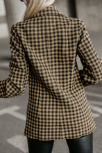 Load image into Gallery viewer, Plaid Long Sleeve Blazer