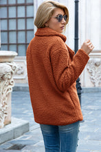 Load image into Gallery viewer, Full Size Lapel Collar Sherpa Coat