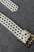 Load image into Gallery viewer, Alloy Buckle Pearl Belt