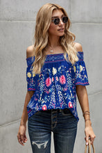 Load image into Gallery viewer, Floral Off-Shoulder Blouse