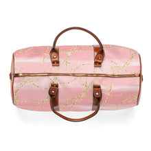 Load image into Gallery viewer, Pink and Gold Waterproof Travel bag
