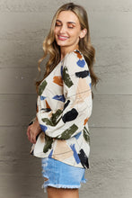 Load image into Gallery viewer, Hailey &amp; Co Wishful Thinking Multi Colored Printed Blouse