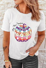 Load image into Gallery viewer, Pumpkin Graphic Short Sleeve T-Shirt