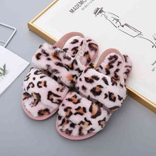 Load image into Gallery viewer, Faux Fur Open Toe Slippers